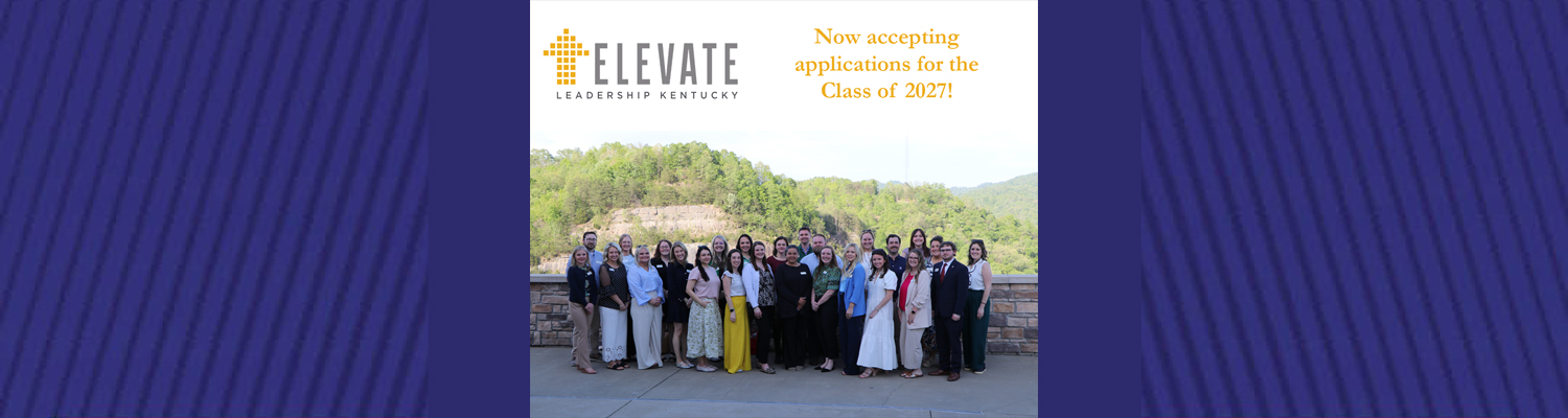 ELEVATE 2027 Applications are open.